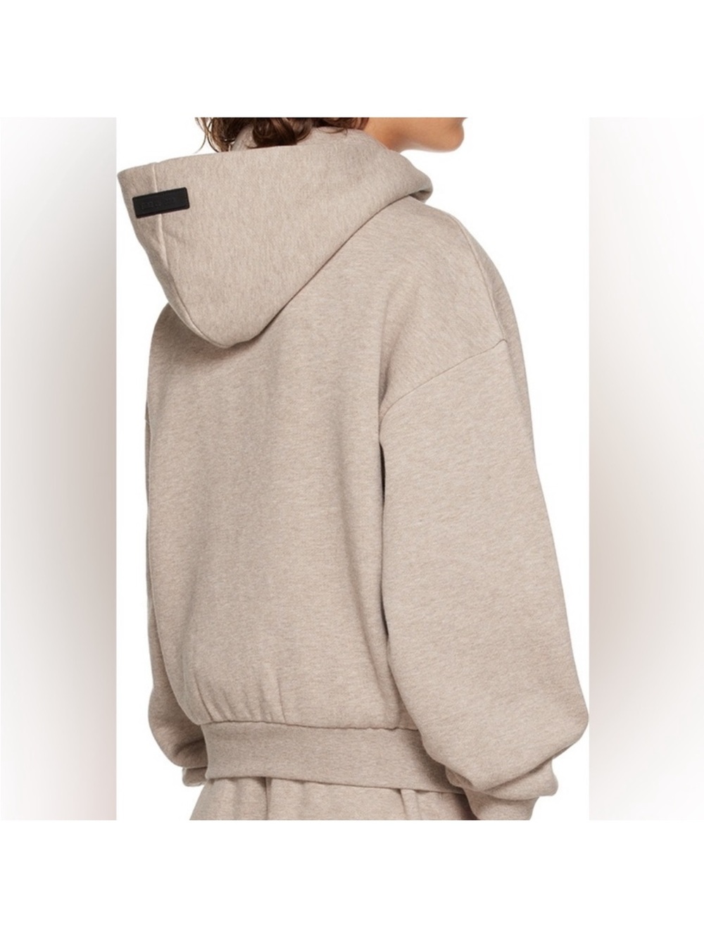 Essentials beige kids hoodie - Picture 2 of 9